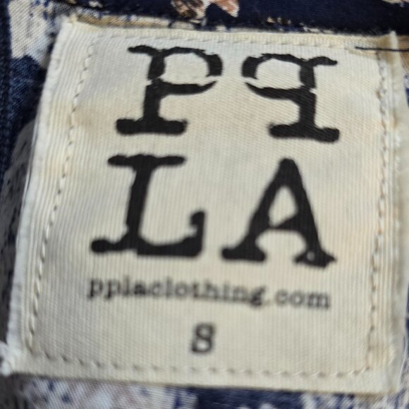 NWOT PPLA Clothing ( S ) Floral Print Fit & Flare Minidress with Bell Sleeves - Picture 7 of 8